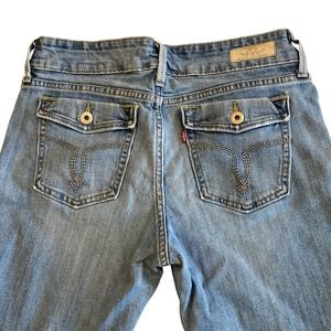 VTG Levis 524 Jeans Women 8M 30x30.5 Too Superlow Bootcut Two Button Flap Pocket